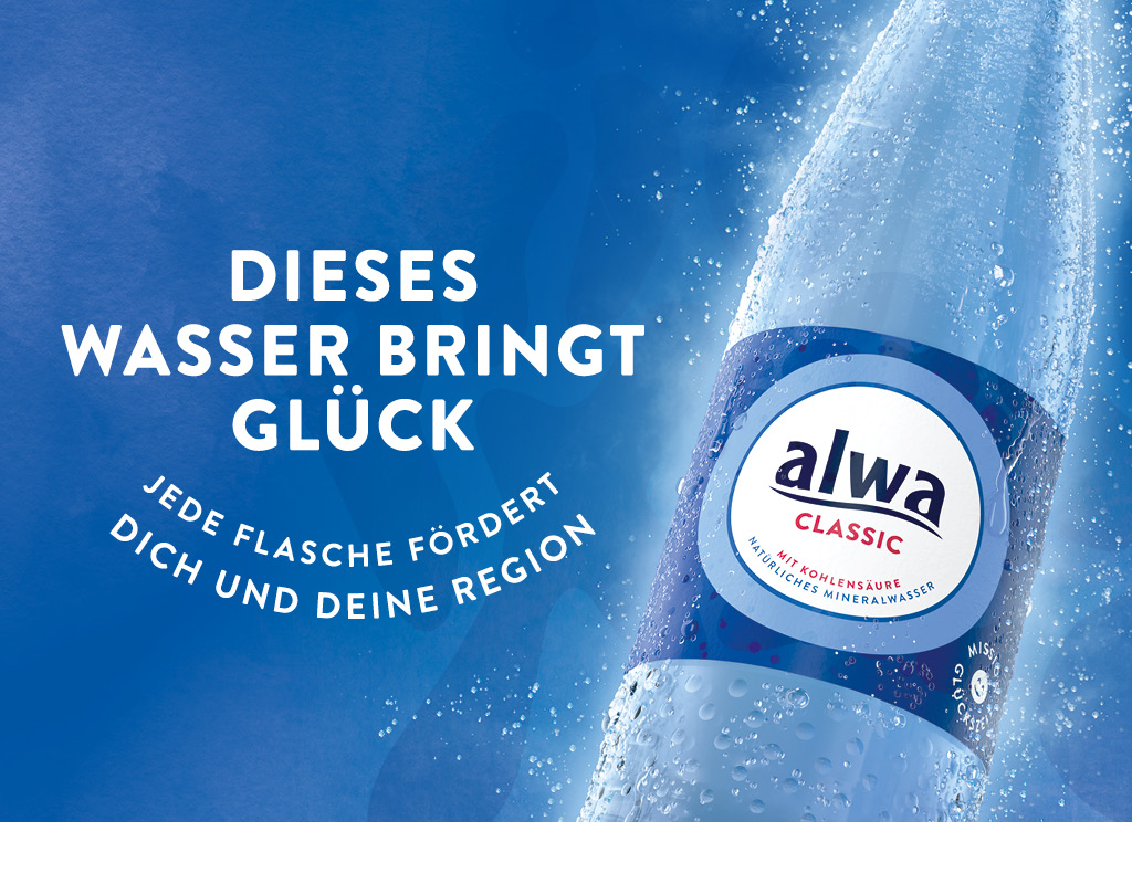 alwa - Dieses Wasser bringt Glück 