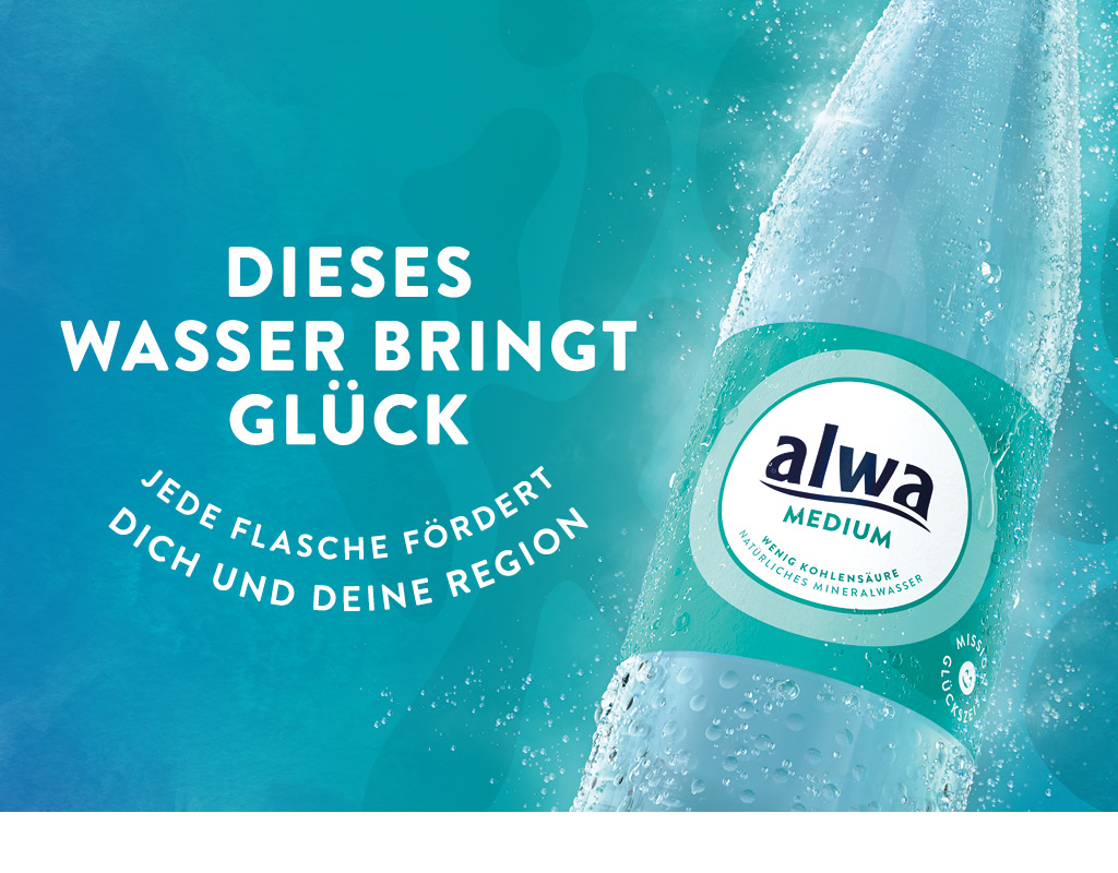 alwa - Dieses Wasser bringt Glück