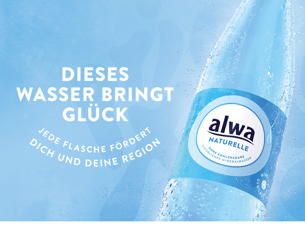 alwa - Dieses Wasser bringt Glück