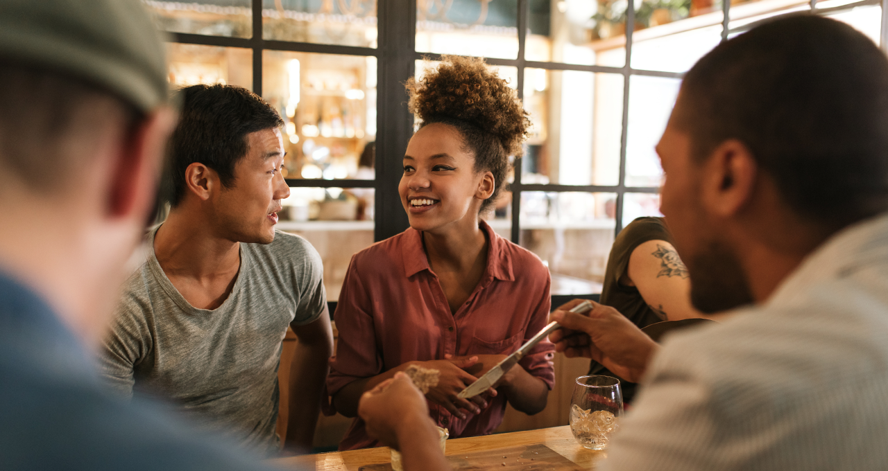 Menschen im Restaurant