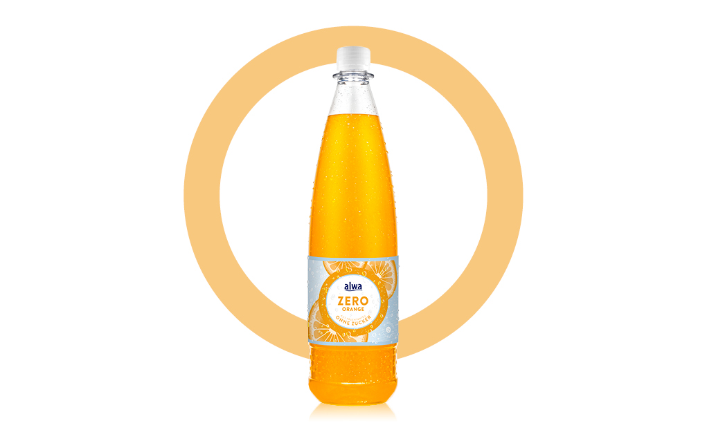 Flasche alwa Zero Orange