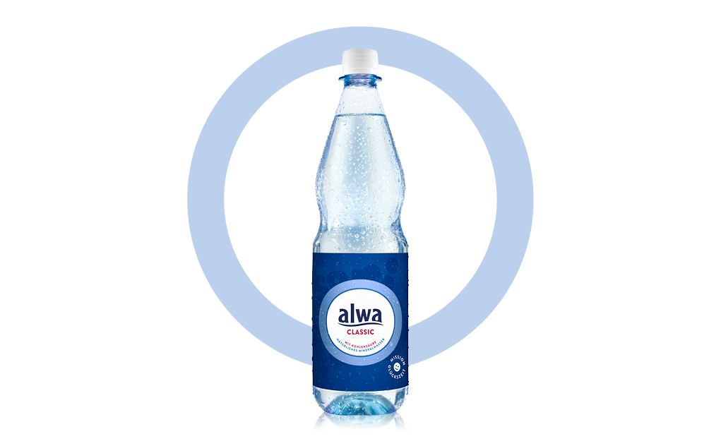 Flasche alwa Mineralwasser Classic