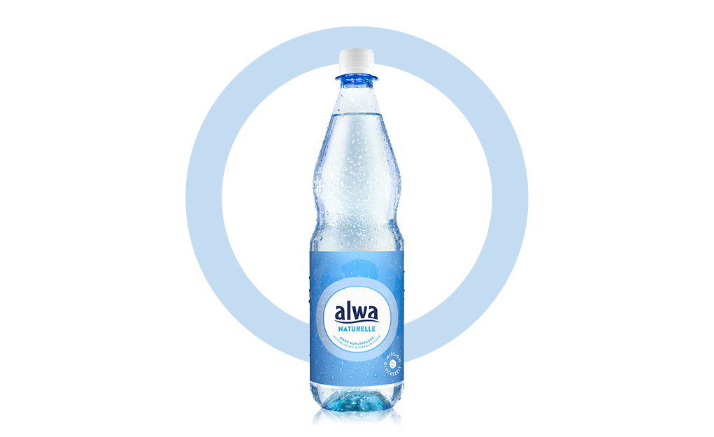 Stiles Wasser in der 1,0 Liter PET-Mehrwegflasche