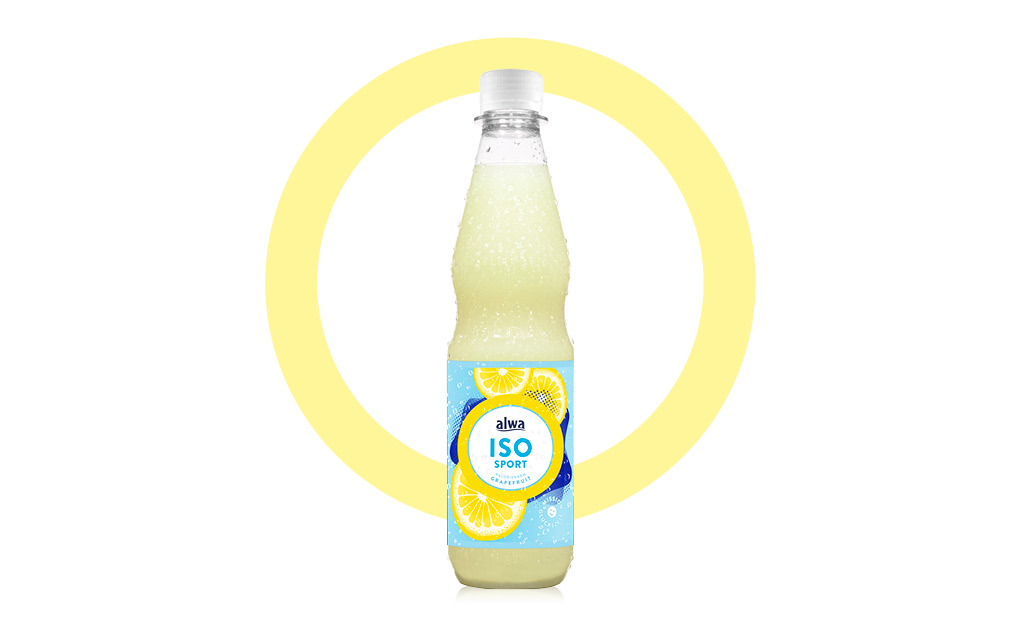 Flasche alwa ISO Spritzer Grapefruit