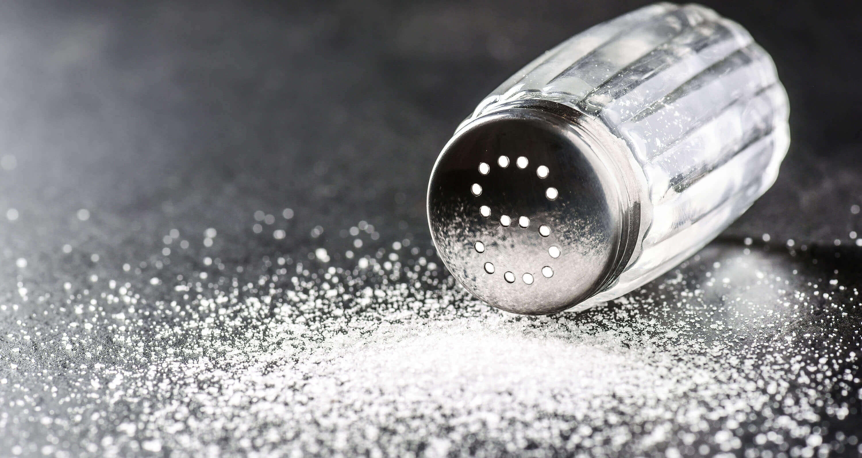 Umgefallener Salzstreuer